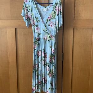 Maternity Friendly Midi Dress